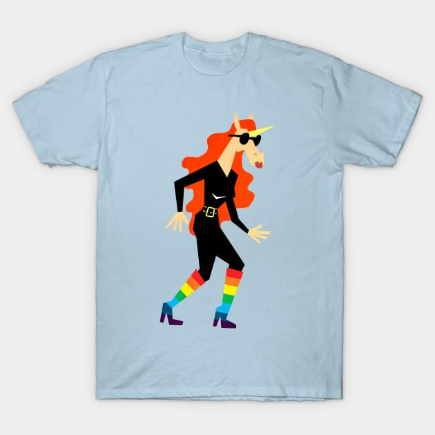 Rainbow Boots Unicorn T-Shirt by Thatssounicorny